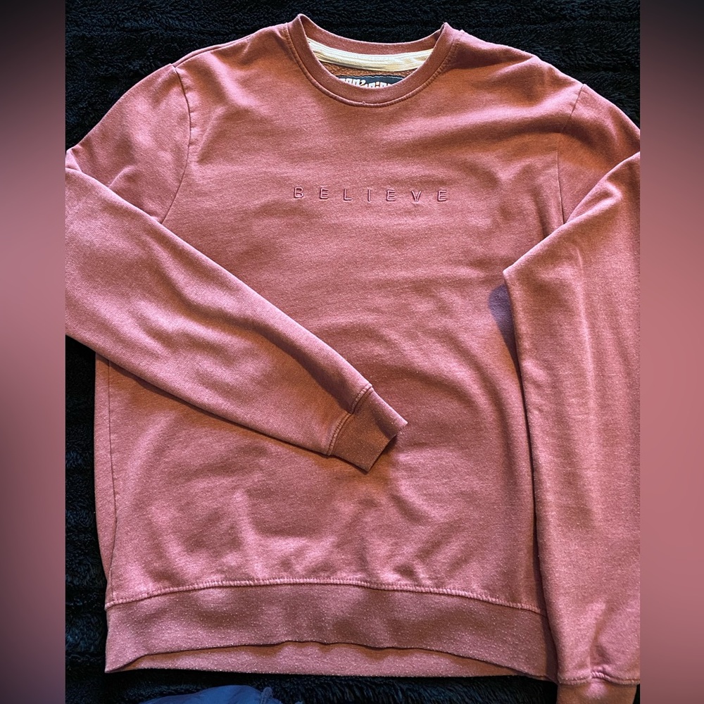 Pink long sleeve sweater